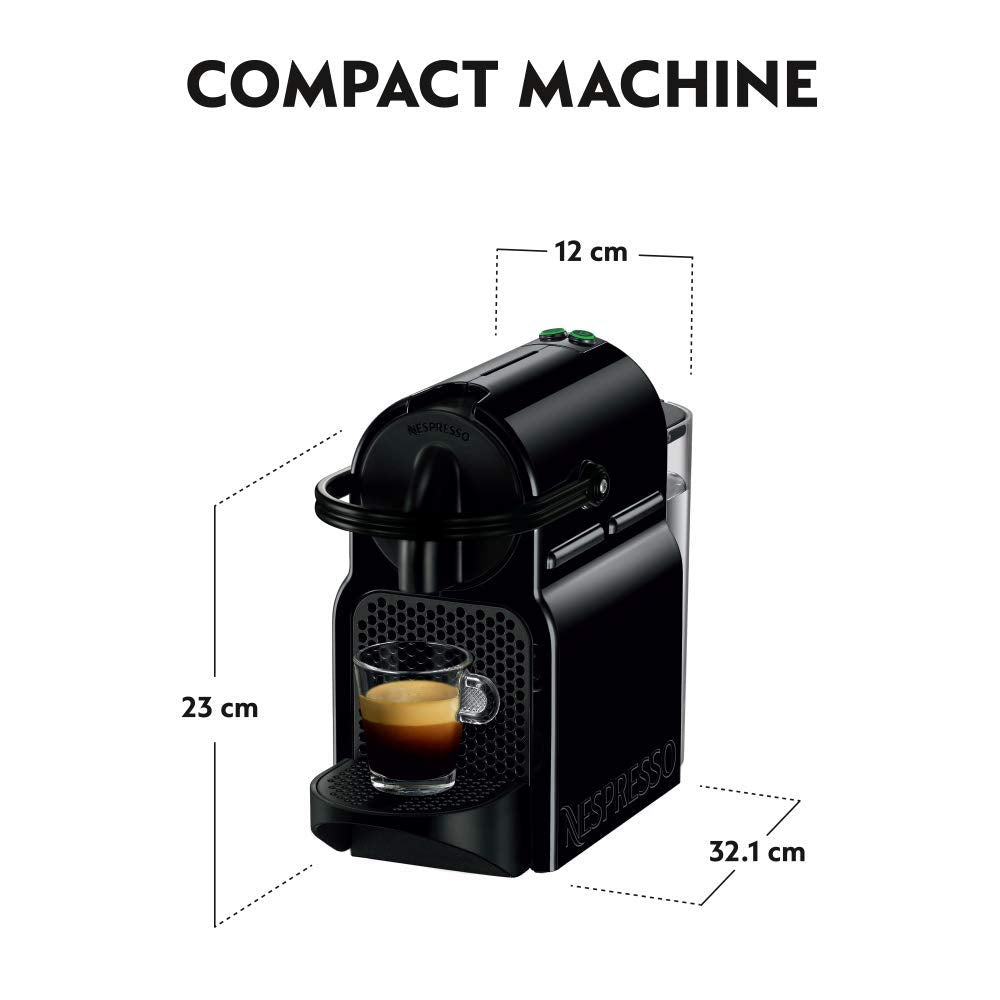 NESPRESSO Inissia Black Coffee Machine – UAE Version NESPRESSO Inissia Black Coffee Machine – UAE Version